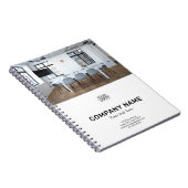 Add your Logo Custom Text Promotion Photo Notizblock (Rechte Seite)