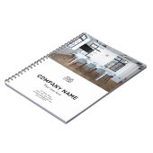 Add your Logo Custom Text Promotion Photo Notizblock (Linke Seite)