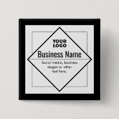 Add Your Logo Customizable Template Button (Vorderseite)