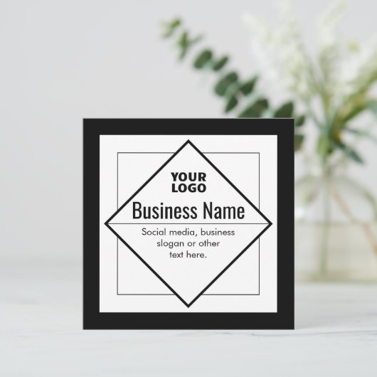 Add Your Logo Customizable Template Einladung (Stehend Vorderseite)