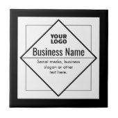 Add Your Logo Customizable Template Fliese (Vorderseite)