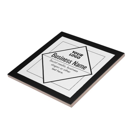 Add Your Logo Customizable Template Fliese (Seite)