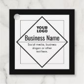 Add Your Logo Customizable Template Geschenkanhänger (Vorderseite)
