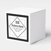 Add Your Logo Customizable Template Geschenkschachtel (Vorderseite)