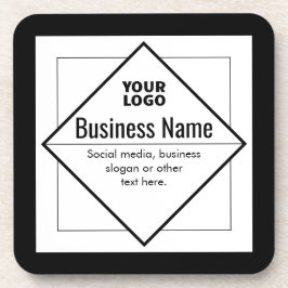 Add Your Logo Customizable Template Getränkeuntersetzer