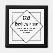 Add Your Logo Customizable Template Magnet (Vorne)