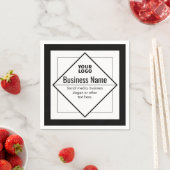 Add Your Logo Customizable Template Serviette (Beispiel)