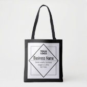 Add Your Logo Customizable Template Tasche (Vorderseite)