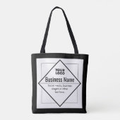 Add Your Logo Customizable Template Tasche (Rückseite)