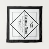 Add Your Logo Customizable Template Wandteppich (Vorderseite (Horizontal))