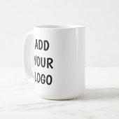 ADD YOUR LOGO KAFFEETASSE (Vorderseite Links)