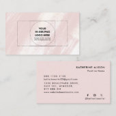 Add your logo, Modern texture Visitenkarte (Vorne/Hinten)