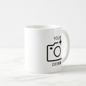 Add your Logo Photo with Personalized Image  Kaffeetasse (VorderseiteRechts)