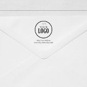 Add Your Logo Return Address Custom Gummistempel