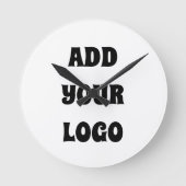 ADD YOUR LOGO RUNDE WANDUHR (Vorderseite)