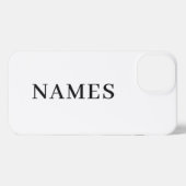 Add Your Name iPhone Hülle (Rückseite (Horizontal))