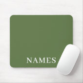 Add Your Name Mousepad (Mit Mouse)