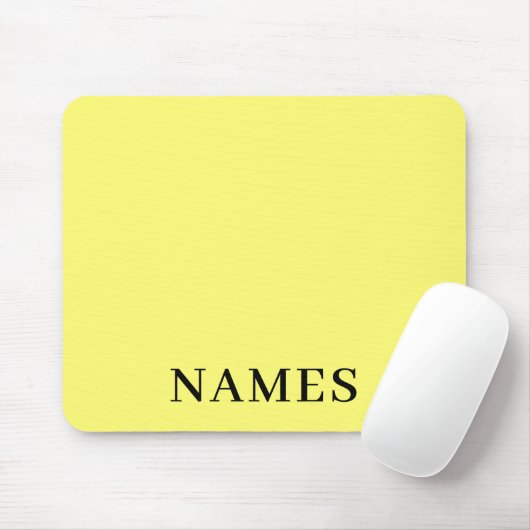 Add Your Name Mousepad (Mit Mouse)