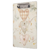 Add your name on backside Mulberry kraft paper Klemmbrett (Links)