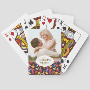 Add Your Name Pattern Of The Lovers Frogs Spielkarten