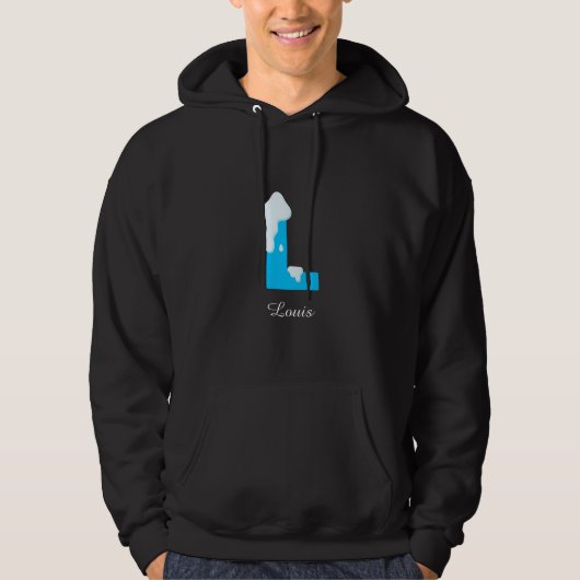 Add your name to your sweatshirt (letter L) (Vorderseite)