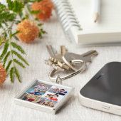 ADD YOUR OWN 6 Foto von Klebeband Personalized Key Schlüsselanhänger (Seite)
