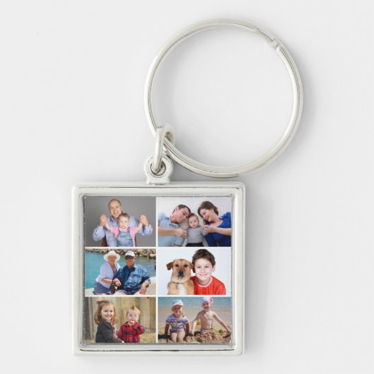 ADD YOUR OWN 6 Foto von Klebeband Personalized Key Schlüsselanhänger (Vorne)