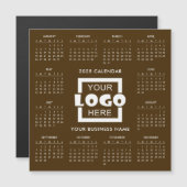 Add your own business logo 2025 Calendar | Magnet (Vorne/Hinten)