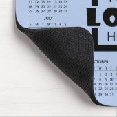 Add your own business logo 2025 Calendar Mousepad (Ecke)