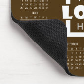 Add your own business logo 2025 Calendar Mousepad (Ecke)