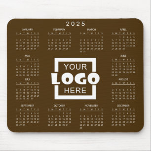 Add your own business logo 2025 Calendar Mousepad