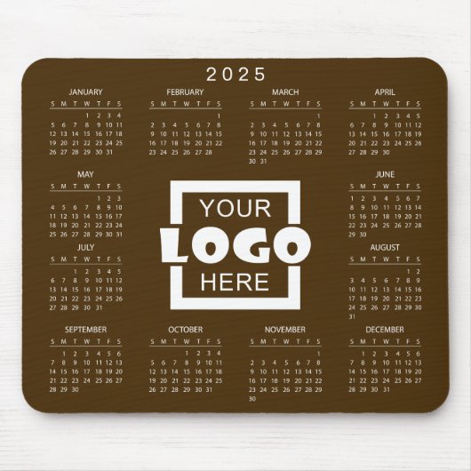Add your own business logo 2025 Calendar Mousepad (Vorne)