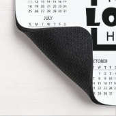 Add your own business logo 2025 Calendar Mousepad (Ecke)