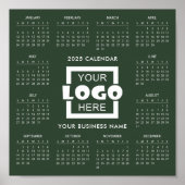 Add your own business logo 2025 Calendar Poster (Vorne)