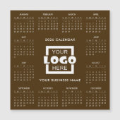 Add Your Own Business Logo 2026 Calendar | Magnet (Vorderseite)