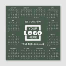 Add Your Own Business Logo 2026 Calendar | Magnet