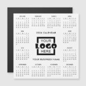 Add Your Own Business Logo 2026 Calendar | Magnet (Vorne/Hinten)