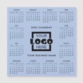 Add Your Own Business Logo 2026 Calendar | Magnet (Vorderseite)