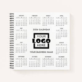 Add Your Own Business Logo 2026 Calendar | Notizblock