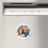 Add Your Own Couple Photo 20th Wedding Anniversary Magnet (In Situ (Geschirrspüler))