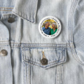 Add Your Own Couple Photo 40th Wedding Anniversary Button (Beispiel)