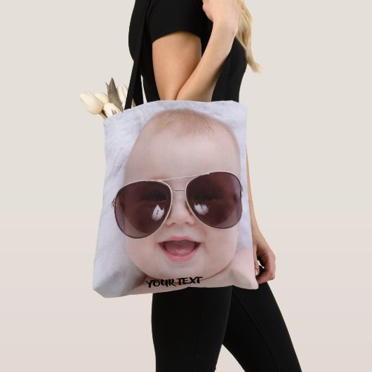 Add your own custom photo front and back tote bag tasche (Von Nahem)