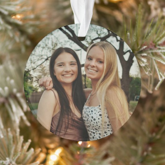 Add Your Own Custom Photo Ornament (Baum)