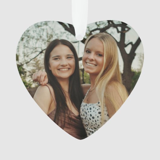 Add Your Own Custom Photo Ornament (Vorderseite)