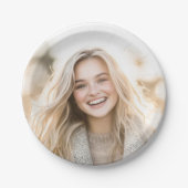 Add your own custom photo pappteller (Vorderseite)