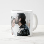 Add Your Own Custom Photo Wedding Jumbo-Tasse (Vorderseite Rechts)