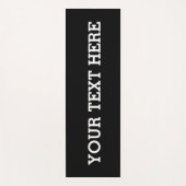 Add Your Own Custom Text Here Black and White Yogamatte (Vorderseite)