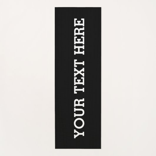Add Your Own Custom Text Here Black and White Yogamatte (Vorderseite)