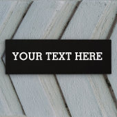 Add Your Own Custom Text Here Black and White Yogamatte