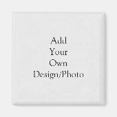 Add your own design - Square Magnet (Vorne)